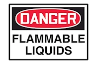 Flammables¸ Explosives and Combustibles Signs